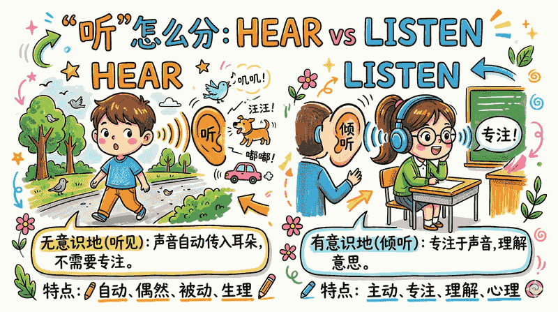 hear listen听觉家族